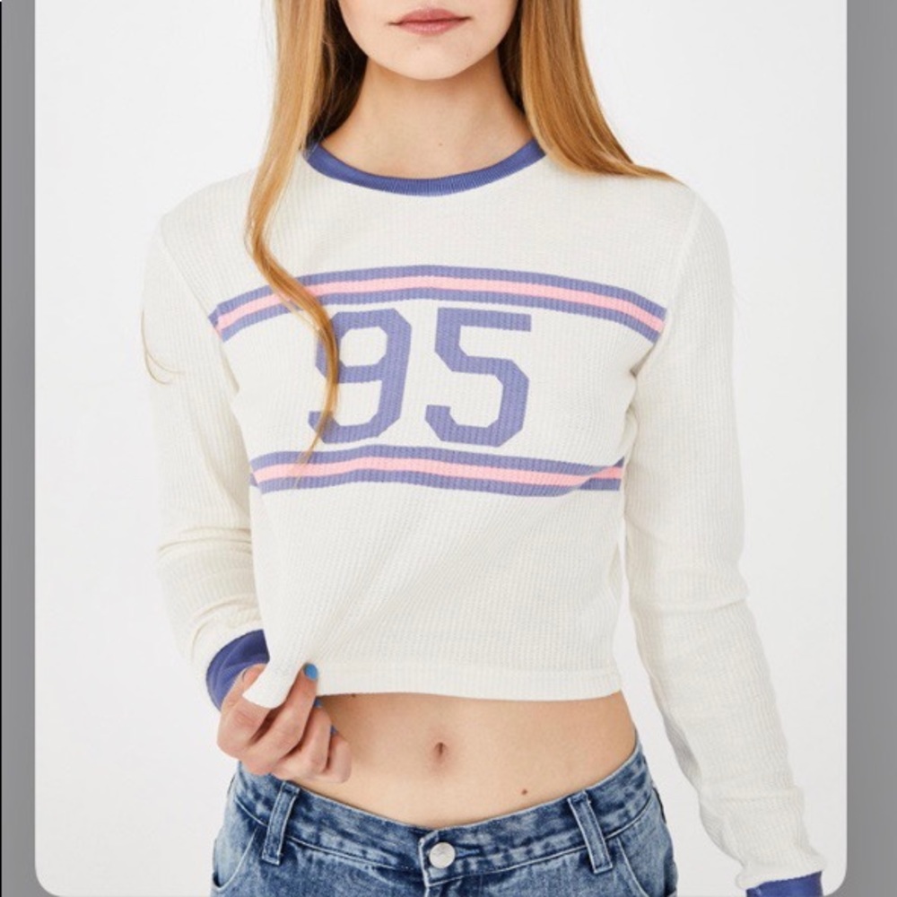 Delia’s Way Back When ribbed tee